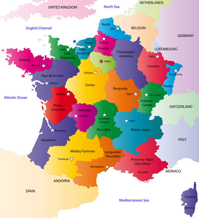 About Map of France - The France Map Website